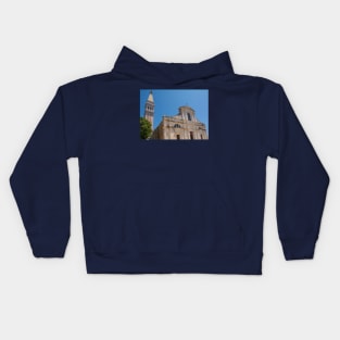 Saint Euphemia Church in Rovinj, Croatia Kids Hoodie